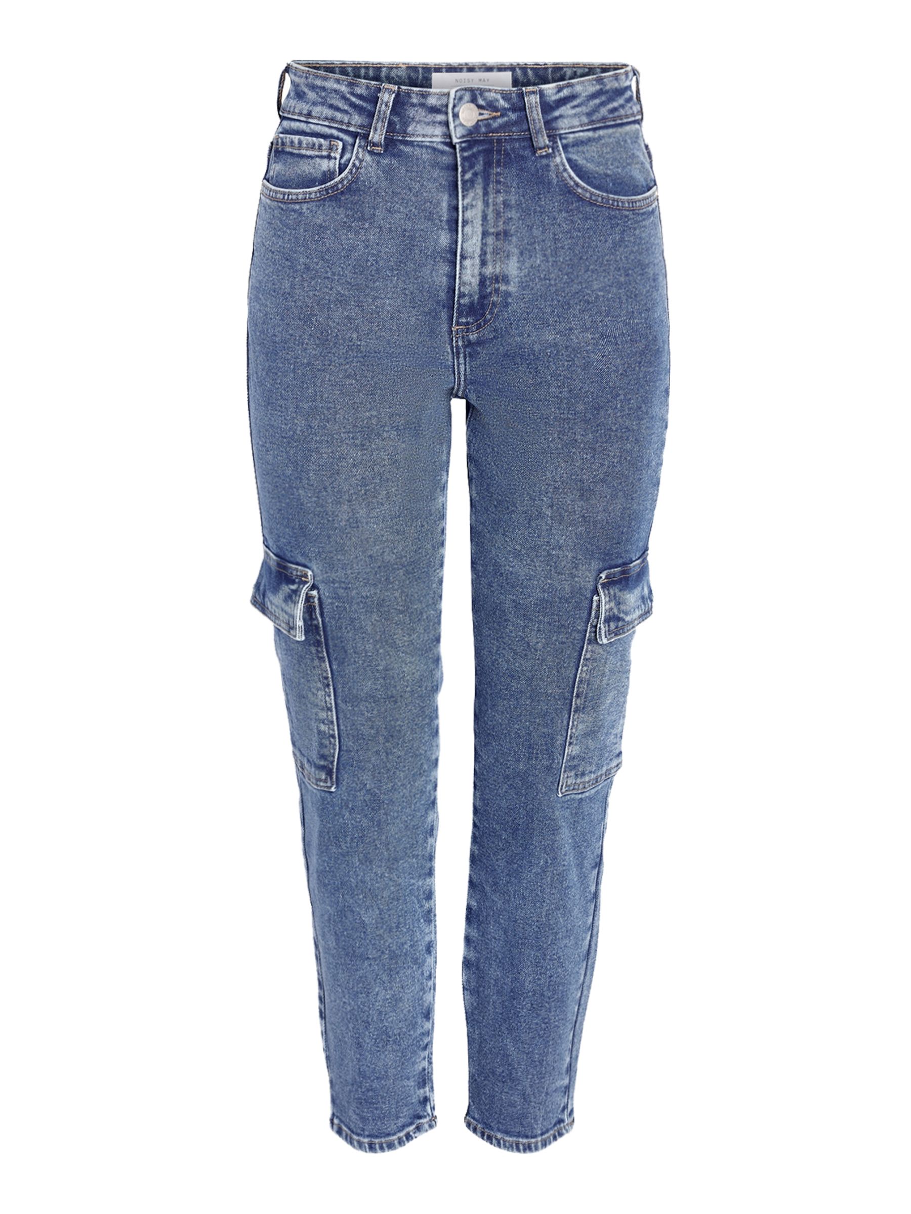 NOISY-MAY_Noos2023_4417354_27029295.jpg Cargo Jeans Hose Regular Fit Denim Pants