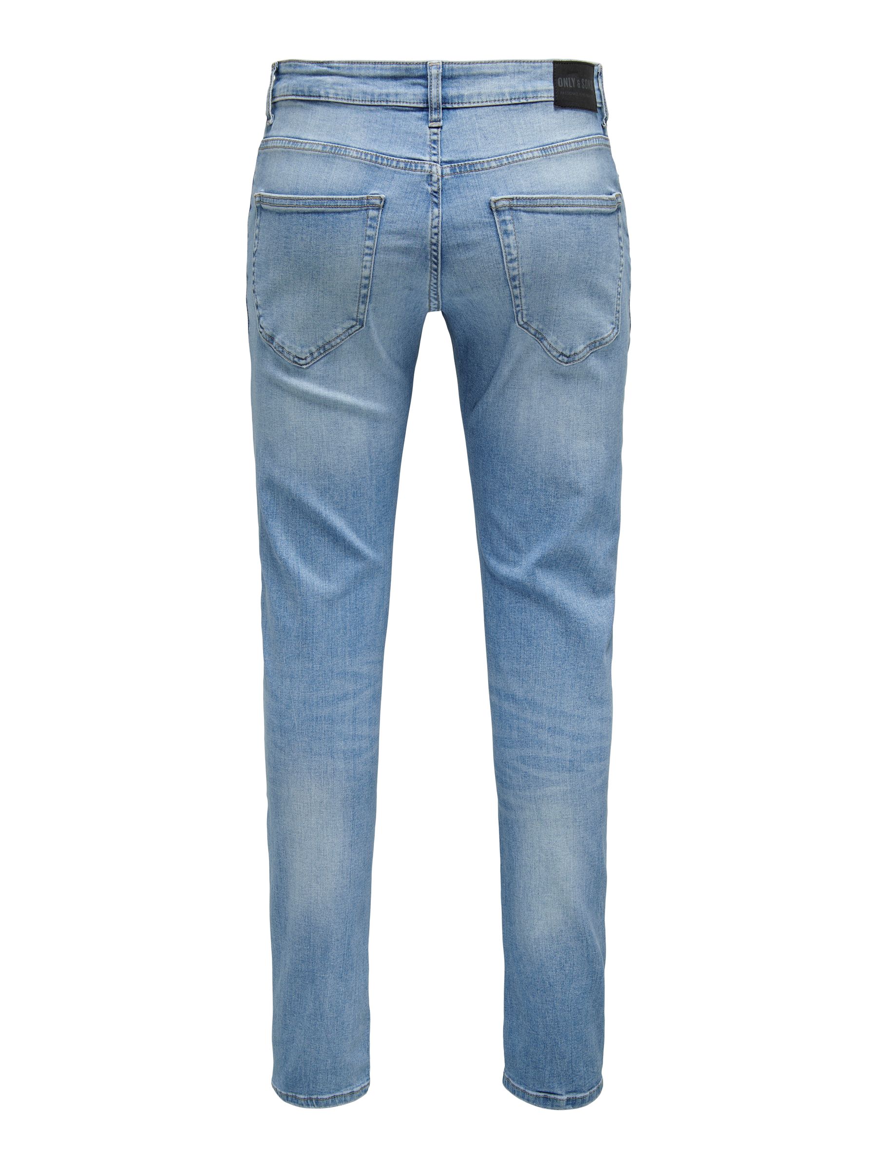 22028263_4490568_2.jpg Stretch Denim Jeans Pants Bleached Design Hose ONSLOOM