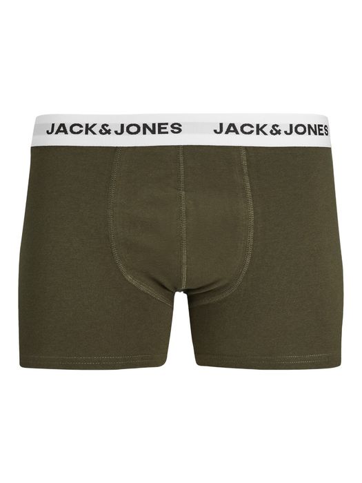 Boxershorts 5er-Pack Kurze Unterhosen Logo Print JACBASIC, Farbe: Mehrfarbig