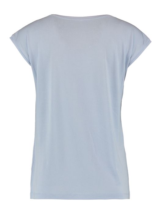 HaILYS T-Shirt 2er-Set V-Ausschnitt Kurzarm Basic Sommer Shirt, Farbe: Schwarz-Blau