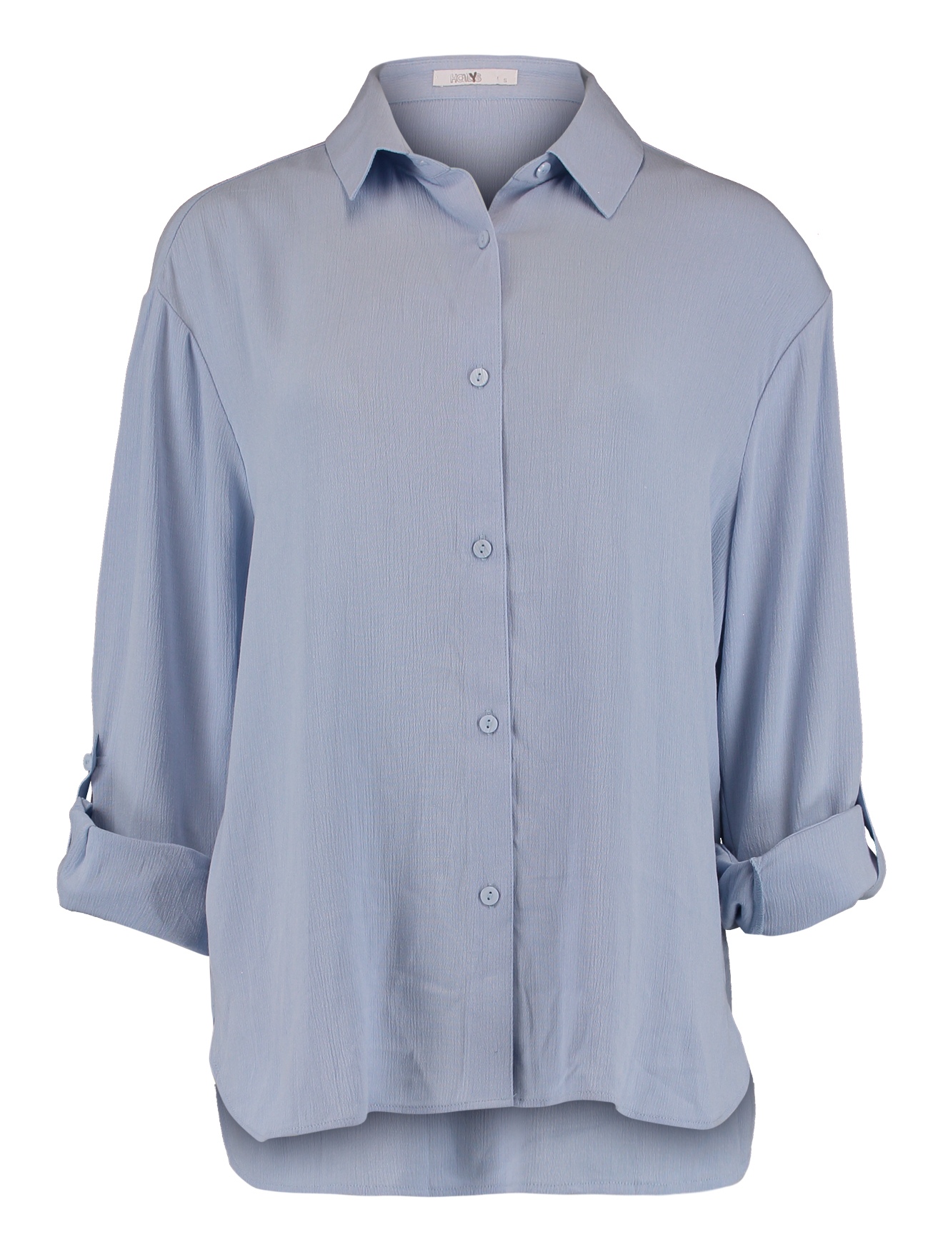 Bluse Stilvolles Halbarm Krempelfunktion Hemd Bluse Stilvolles Halbarm Krempelfunktion Hemd
