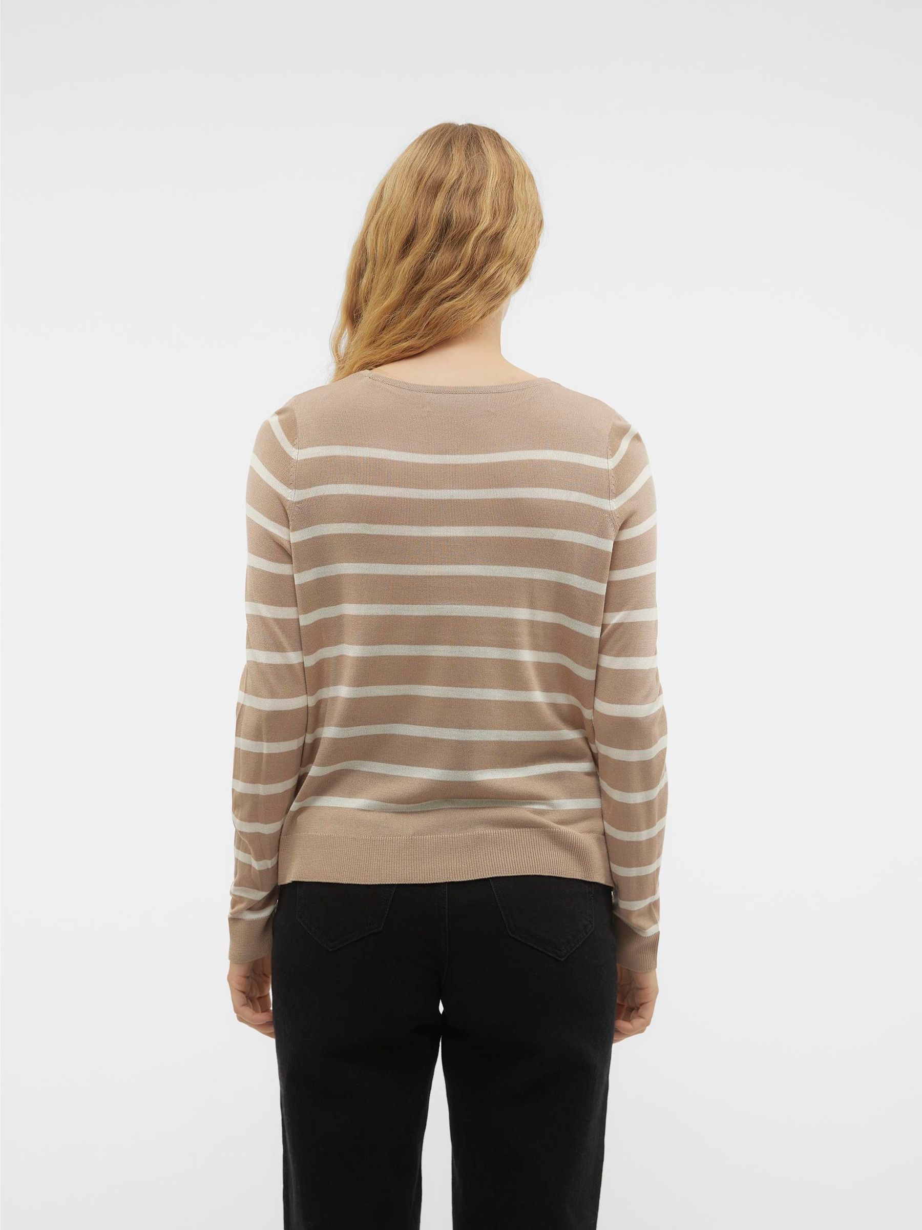 VERO-MODA_Autumnwinter_4463584_10282354_3.jpg Feinstrick Pullover Gestreift Rundhals Sweater VMNOVA