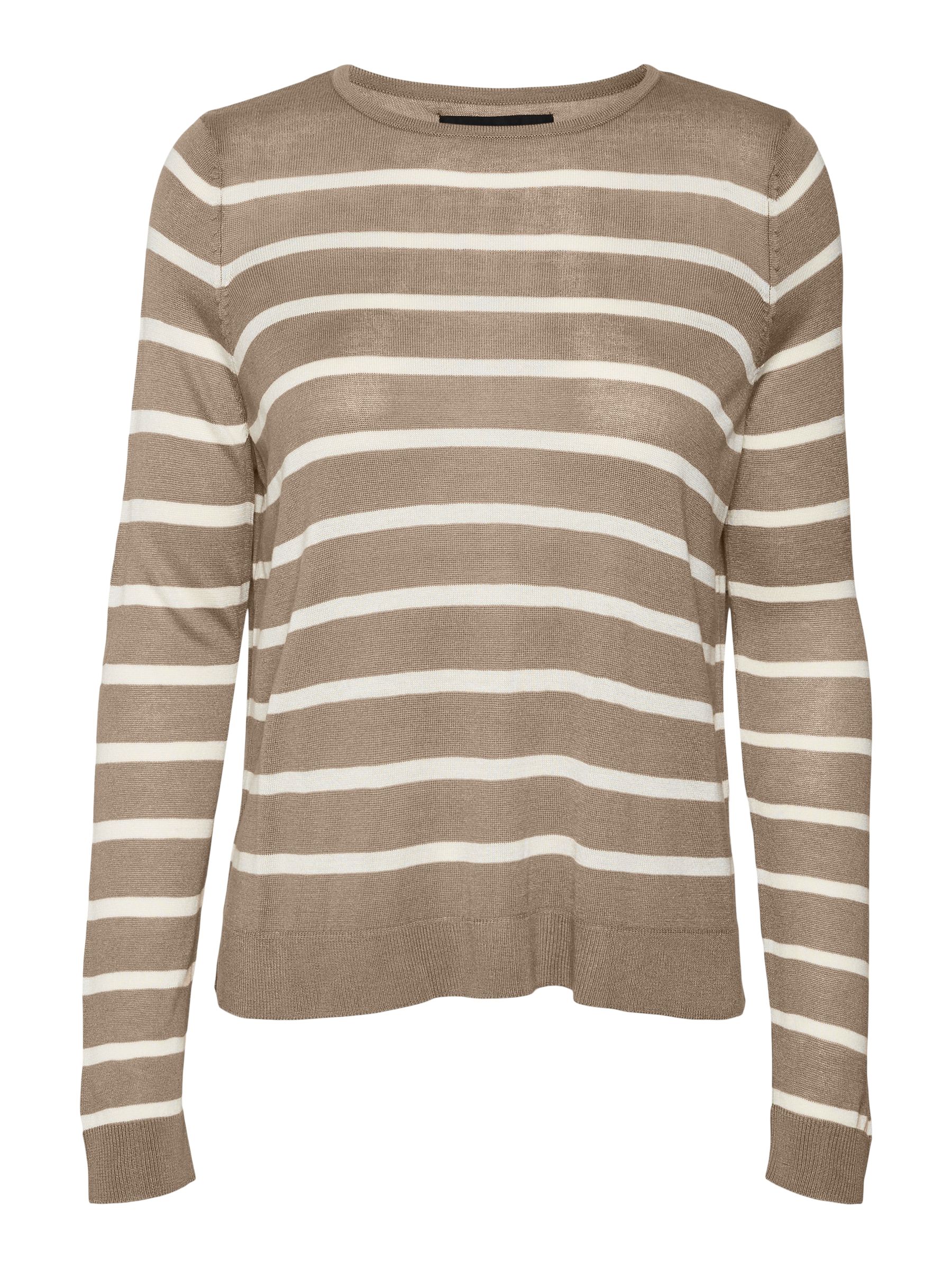 VERO-MODA_Autumnwinter_4463584_10282354_copy.jpg Feinstrick Pullover Gestreift Rundhals Sweater VMNOVA