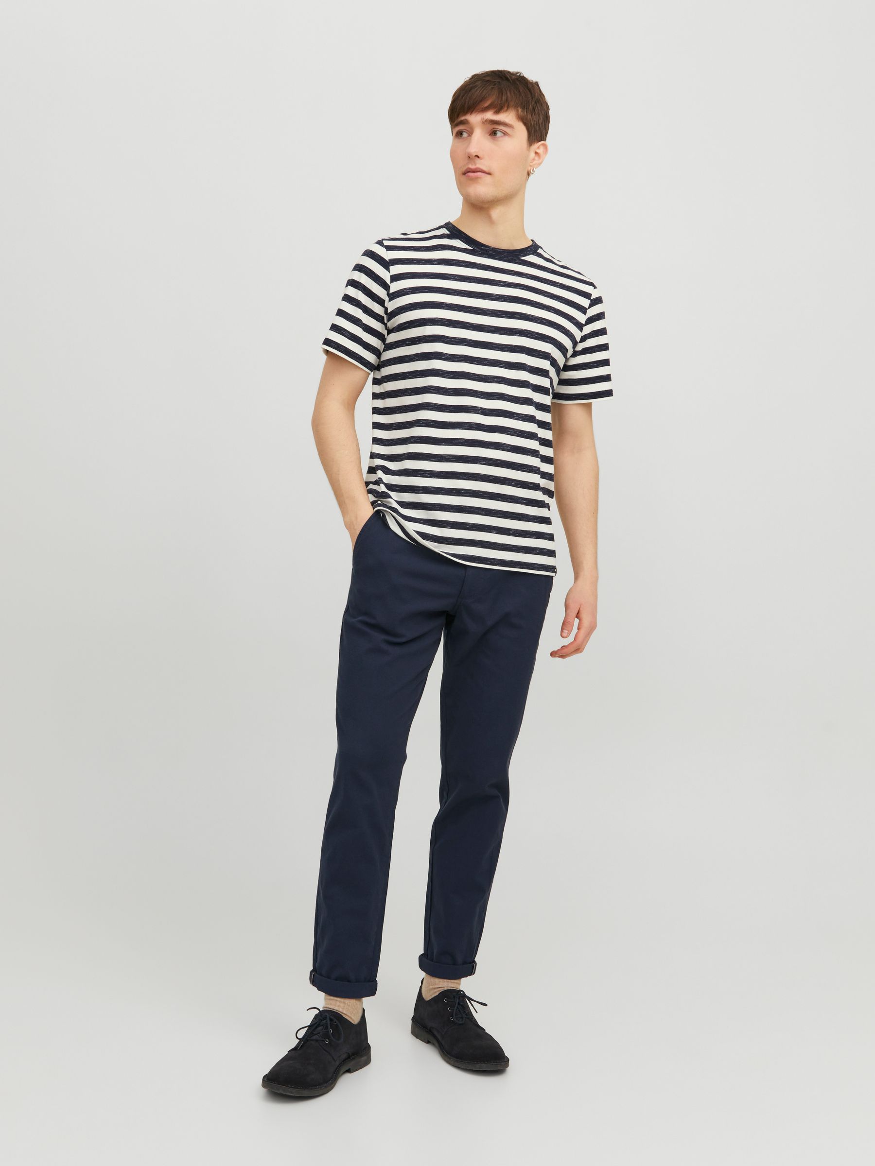 12206198_4295742_8.jpg Elegante Chino Hose Einfarbige Business Stoffhose JPSTMARCO