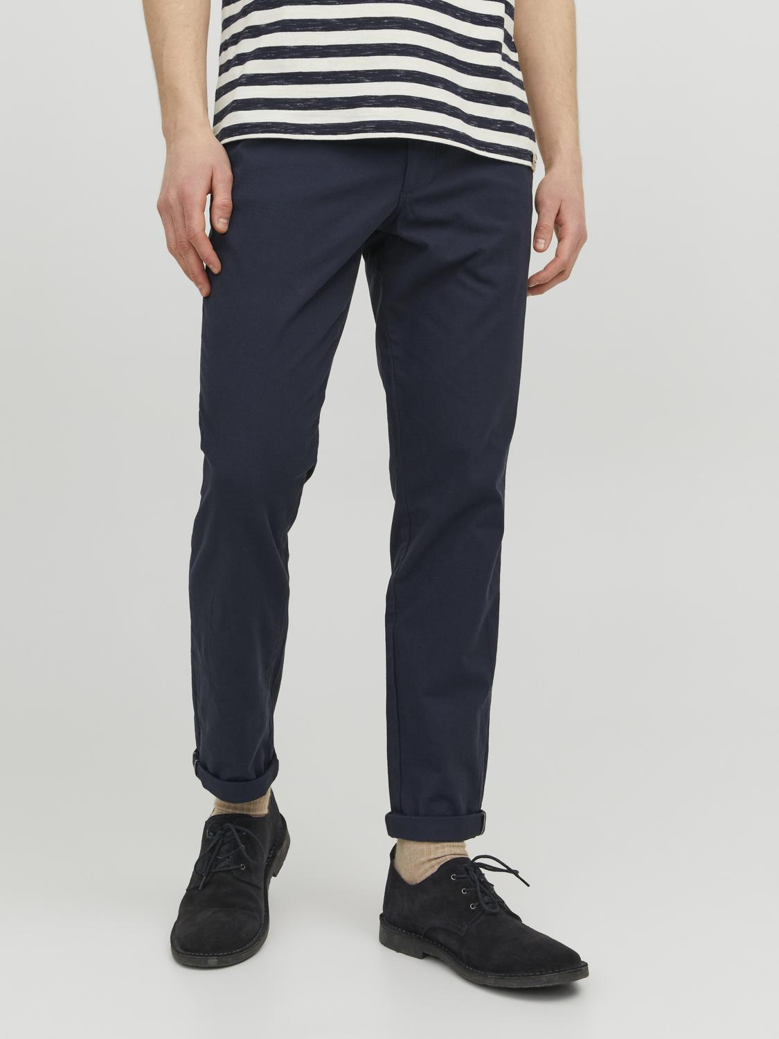 JACK&JONES_Noos2022_4295742_12206198_3.jpg Elegante Chino Hose Einfarbige Business Stoffhose JPSTMARCO