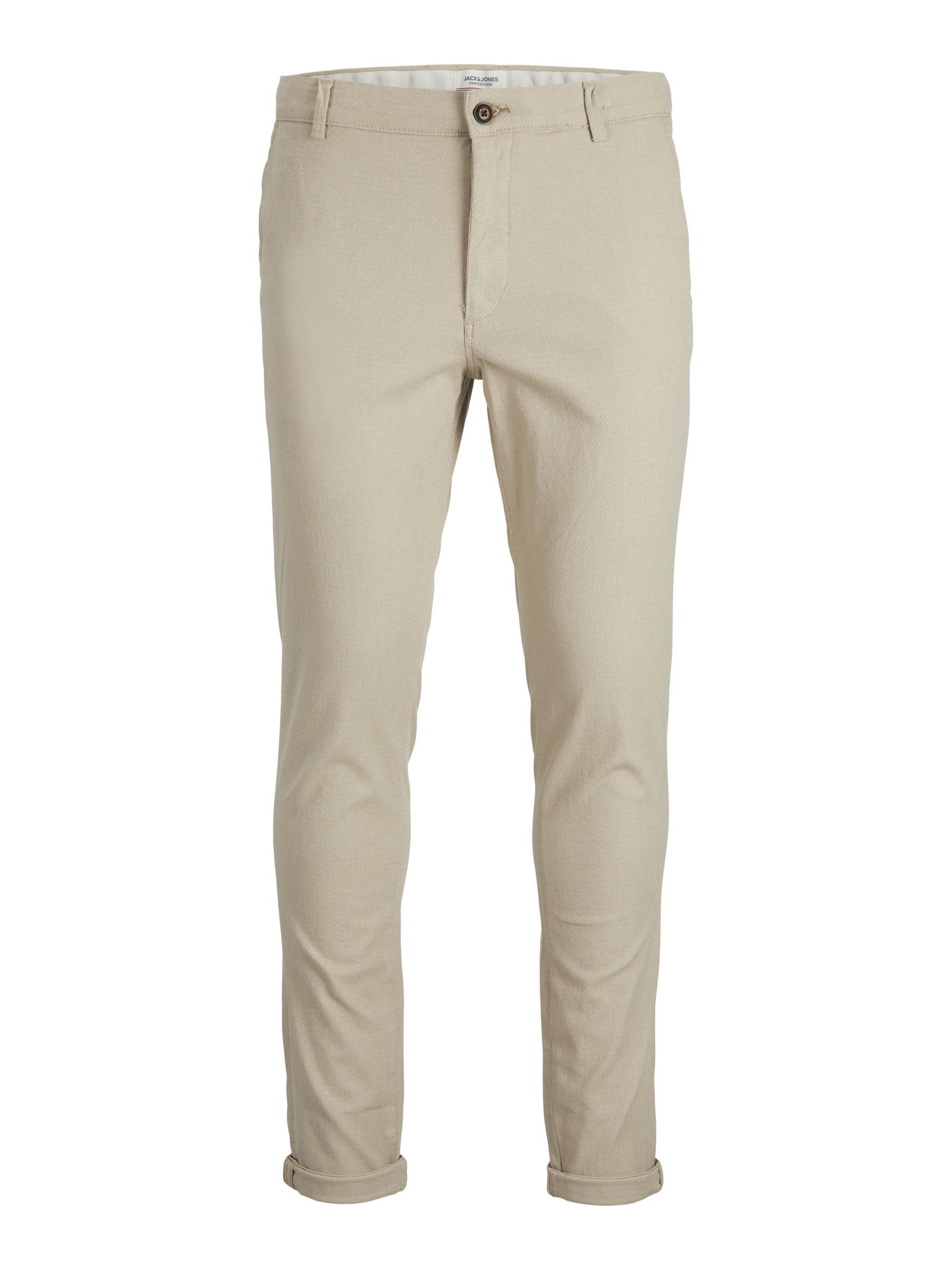 JACK&JONES_Noos2022_dune_12206198.jpg Elegante Chino Hose Einfarbige Business Stoffhose JPSTMARCO