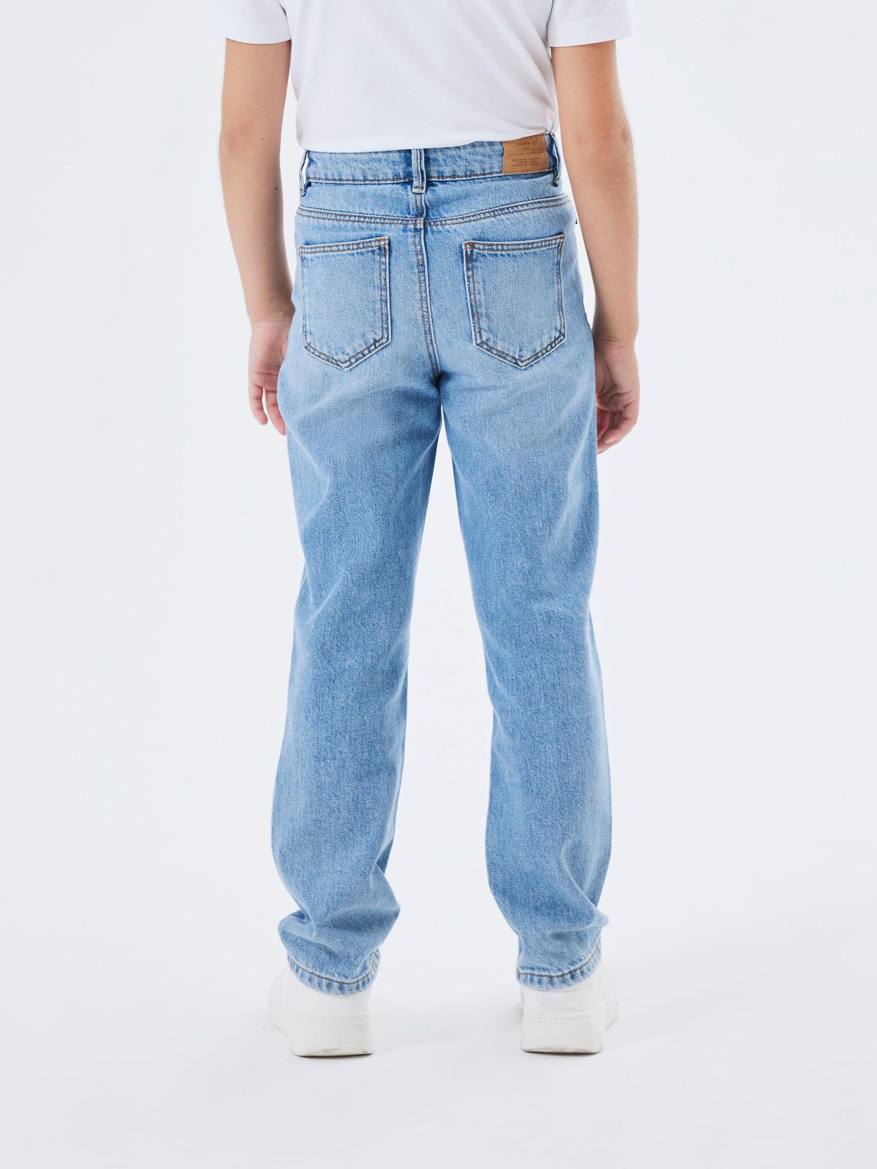 NAME-IT_SpringSummer2024_4369474_13224675_7.jpg Mädchen Jeans Straight Denim Hose Mid Waist Pants NKFROSE