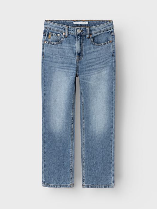 Name It NAME IT Basic Denim Jeans Hose 5-Pocket Pants Teens NKMRYAN – Blau, Bild 3