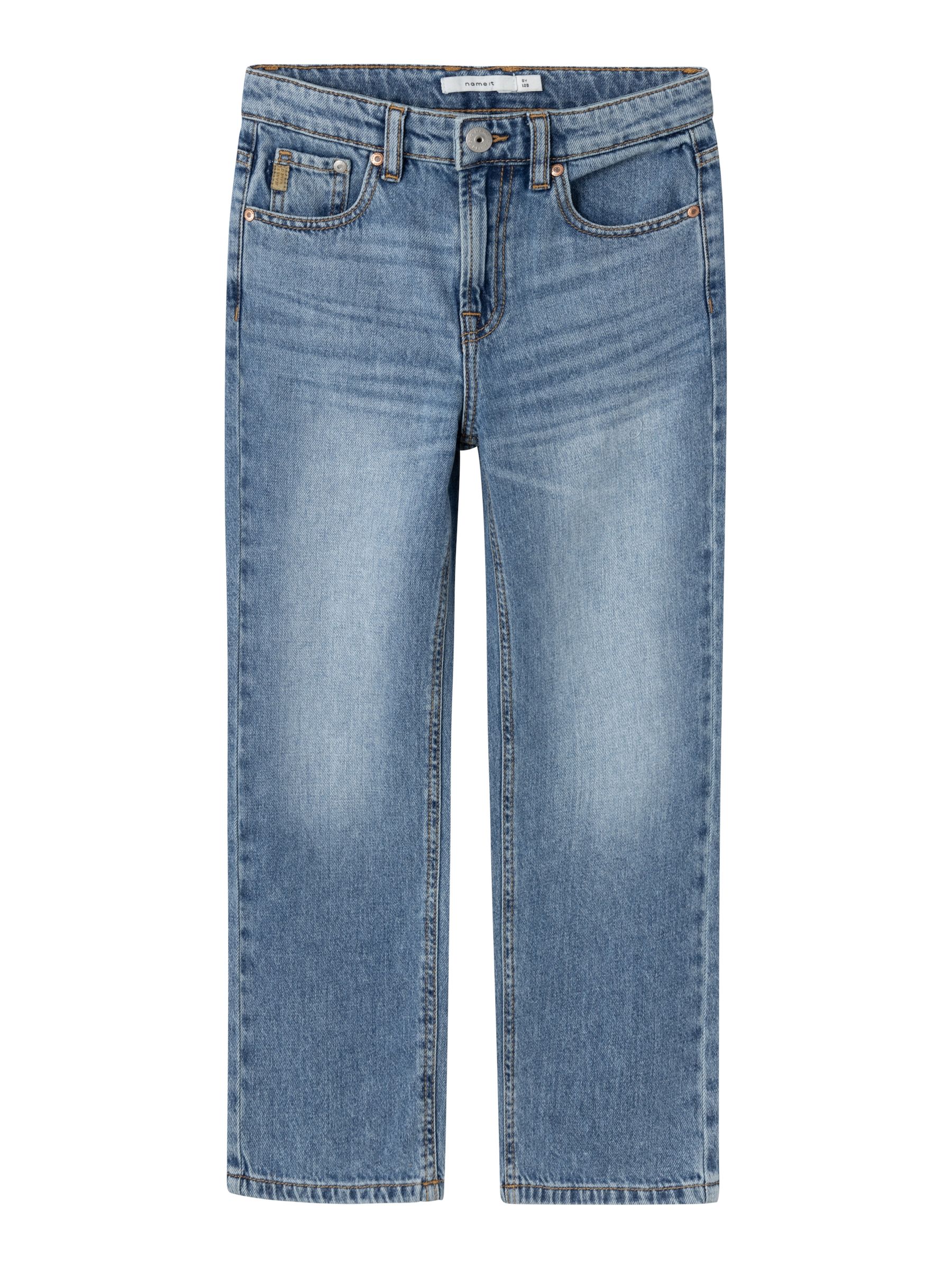 Name It NAME IT Basic Denim Jeans Hose 5-Pocket Pants Teens NKMRYAN – Blau, Bild 1