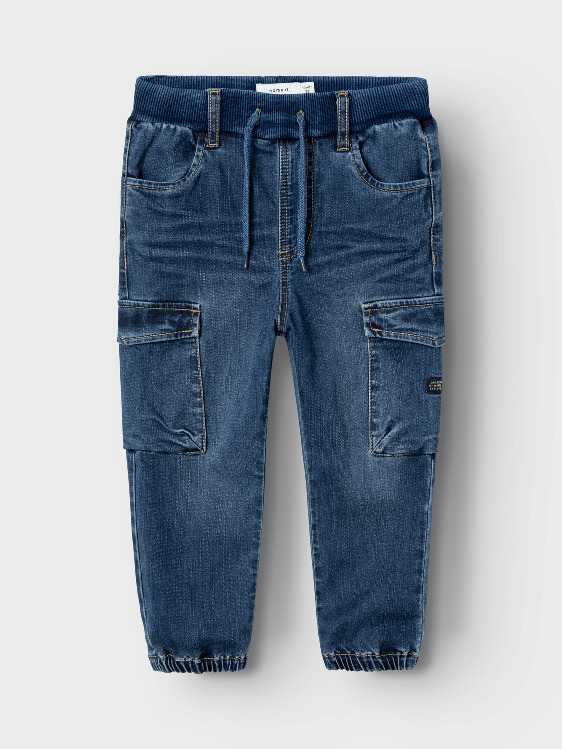 NAME-IT_All-year_4487484_13224943_3.jpg Bequeme Baggy Jeans Cargo Hose Stretch Denim Jogger Pants NMMBEN