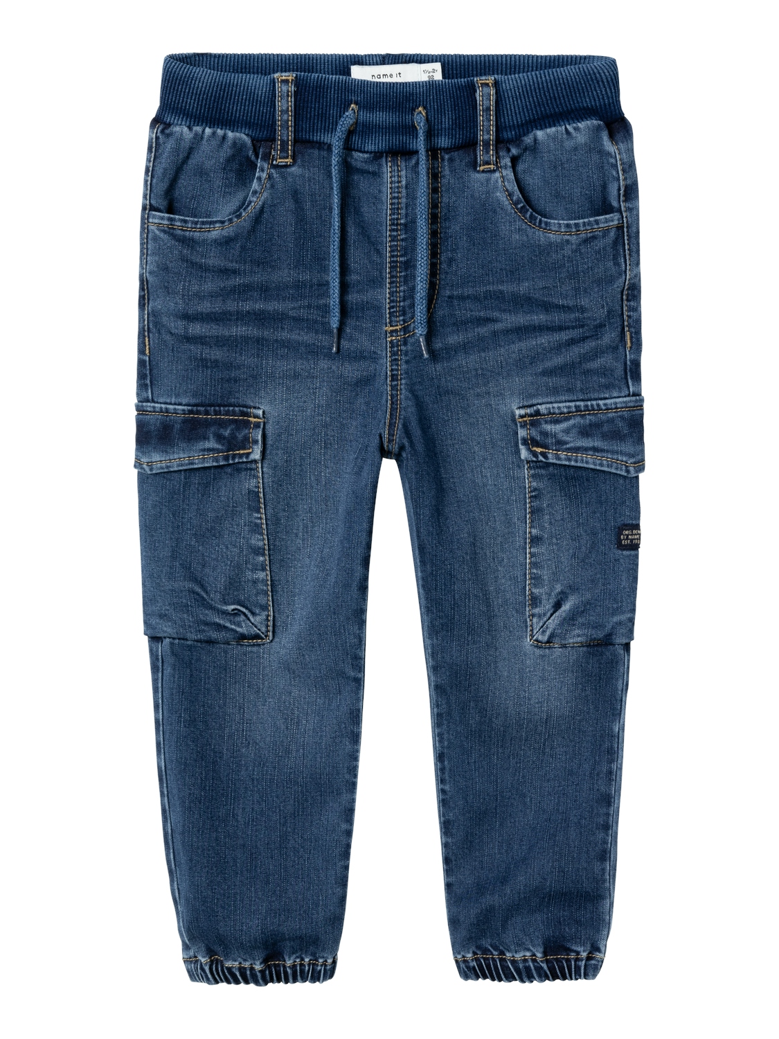 NAME-IT_All-year_4487484_13224943_copy.jpg Bequeme Baggy Jeans Cargo Hose Stretch Denim Jogger Pants NMMBEN