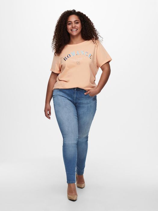 Only Carmakoma ONLY CARMAKOMA Curvy Skinny Jeans Stretch Denim Hose Plus Size – Hellblau, Bild 4