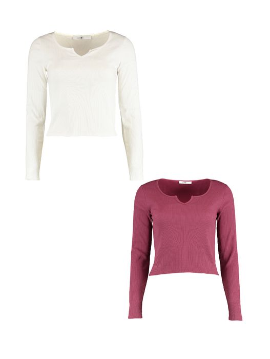 Weiß-Rosa