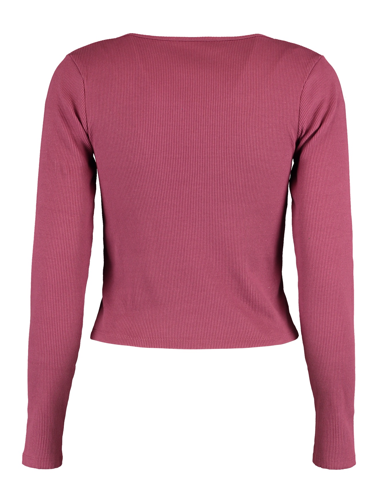 HaILYS HaILYS Shirt 2er-Set Figurbetont Rippoptik Langarm – Rosa, Bild 2