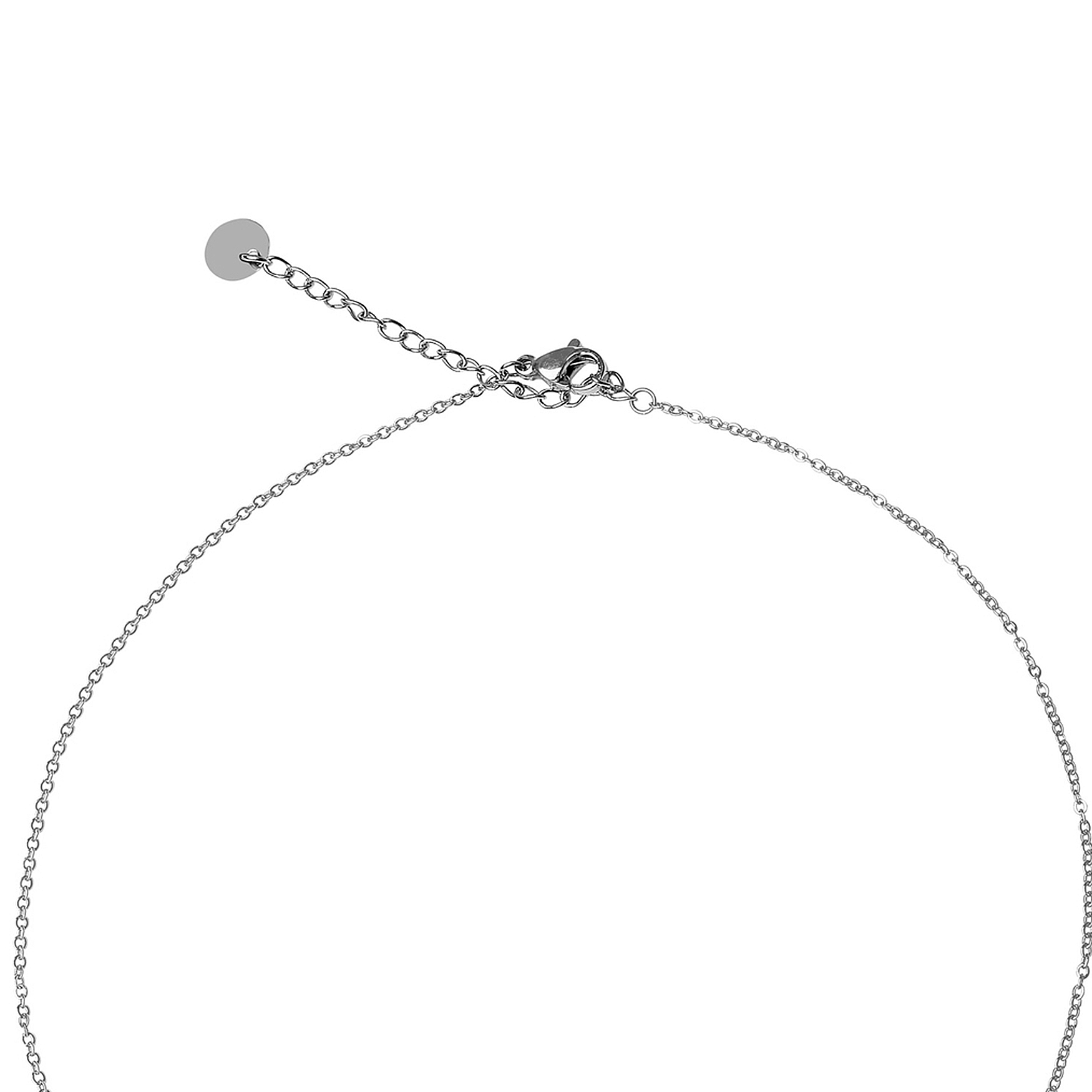 Halskette mit Coin Anhänger Modeschmuck aus Edelstahl Halskette mit Coin Anhänger Modeschmuck aus Edelstahl