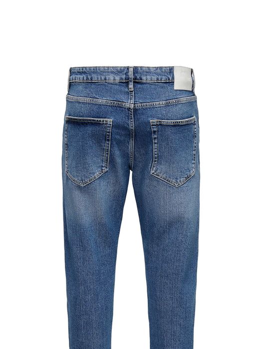 Only & Sons ONLY & SONS Denim Jeans 5-Pocket Style Hose Verkürzt mit – Blau, Bild 4