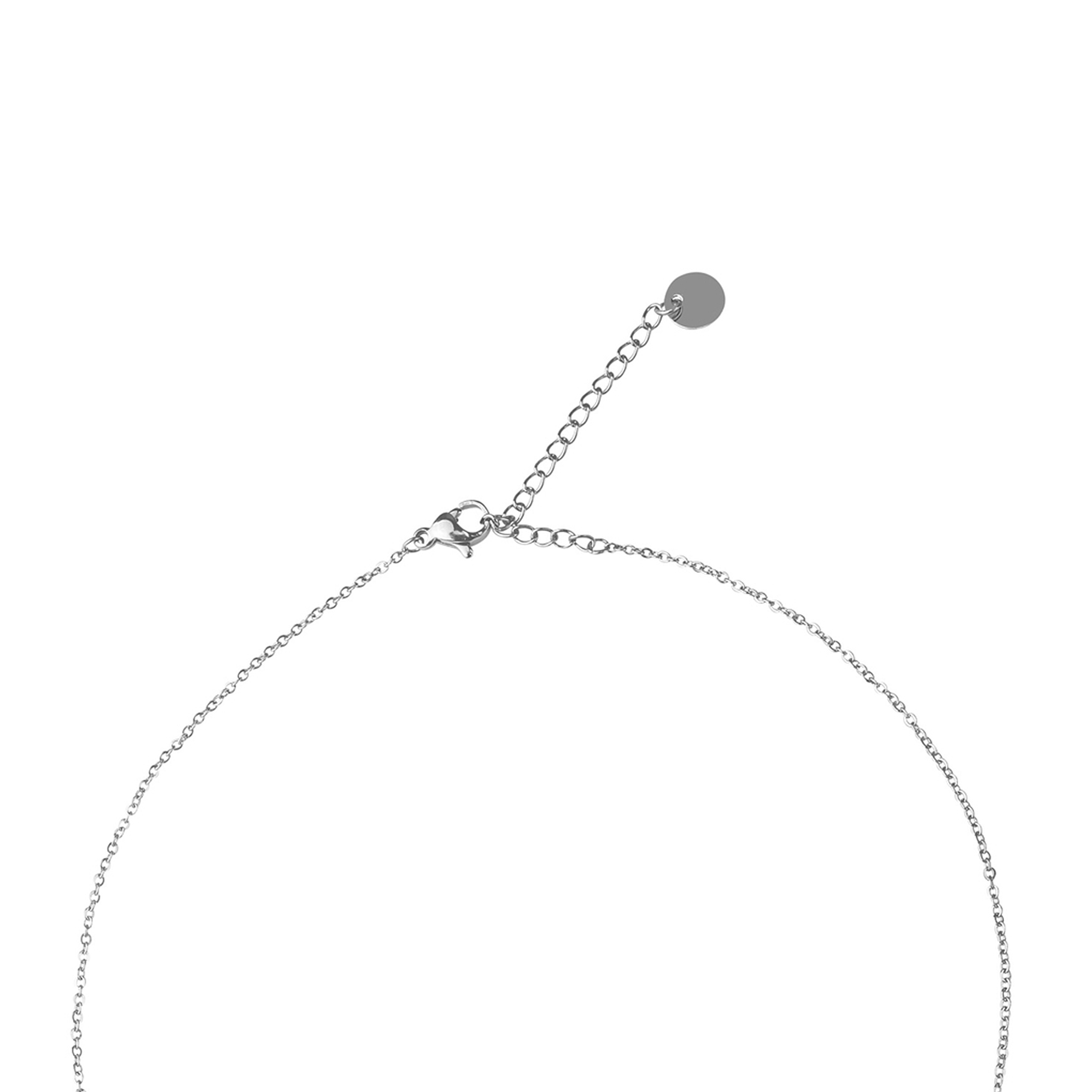 Halskette mit Medaillon Anhänger Modeschmuck aus Edelstahl Halskette mit Medaillon Anhänger Modeschmuck aus Edelstahl