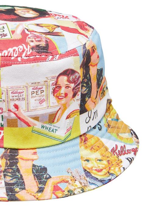 Only & Sons ONLY & SONS Hut Print Design Sommer Bucket Hat – Gelb, Bild 3