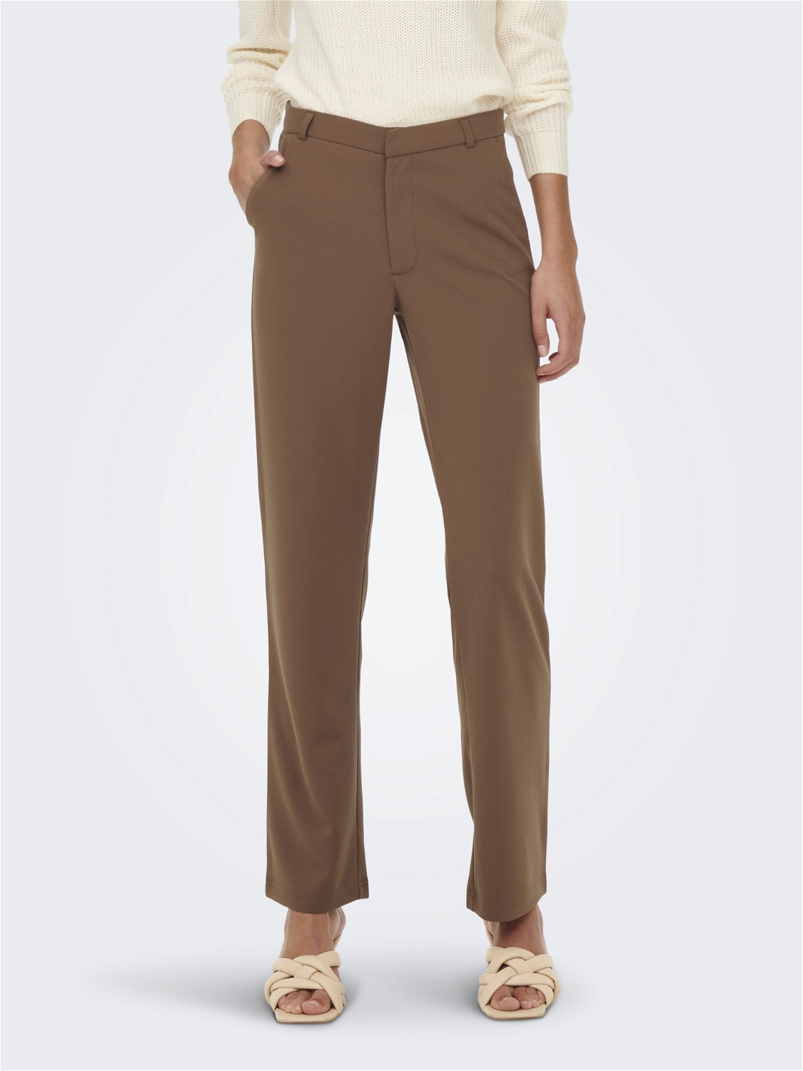 JDY_Noos2022_4048309_15266403_3.jpg Komfortable Stoffhose Mid Waist Elegante Chino Business Pants