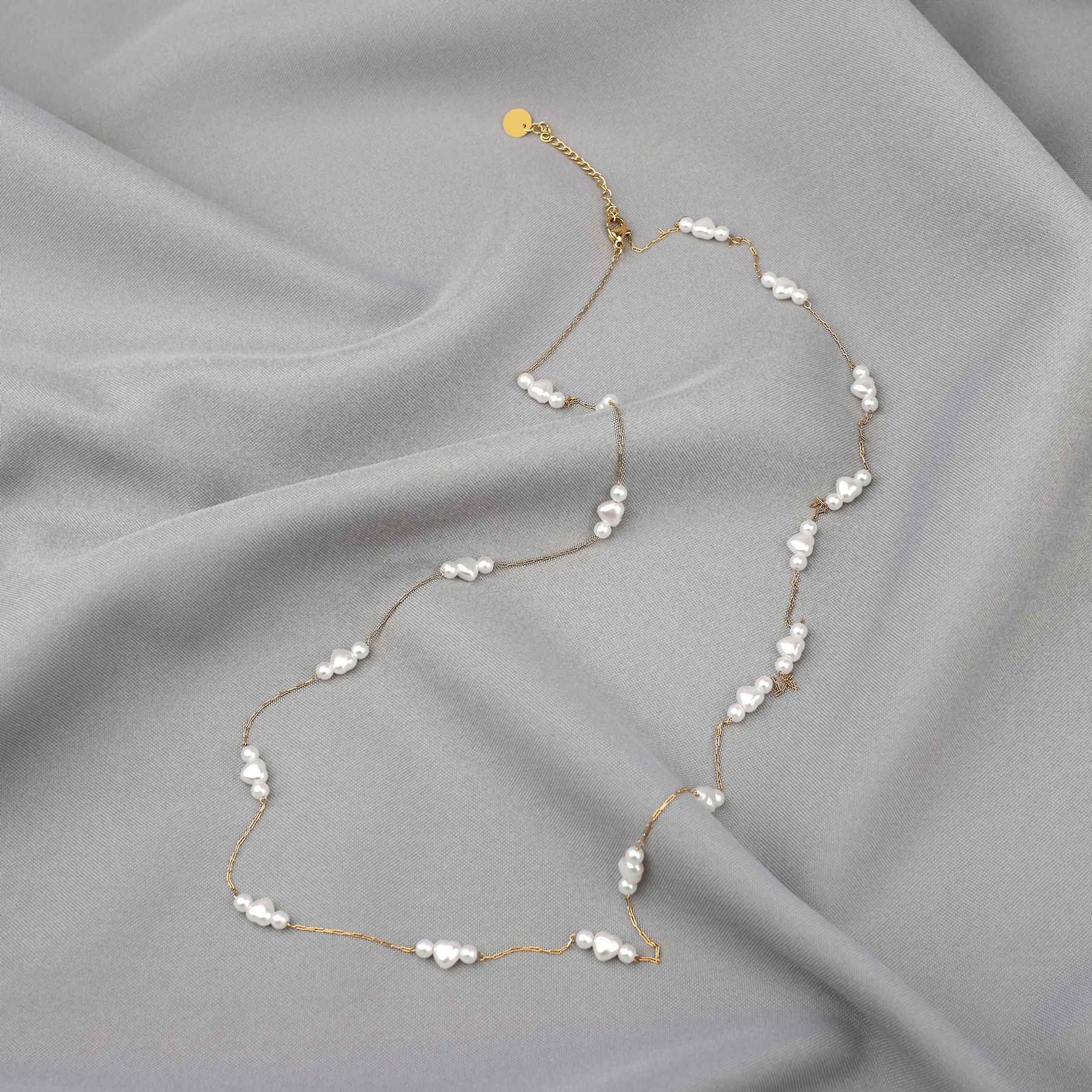 Anely ANELY Halskette Choker Halskette Modeschmuck aus Edelstahl – Gold, Bild 2