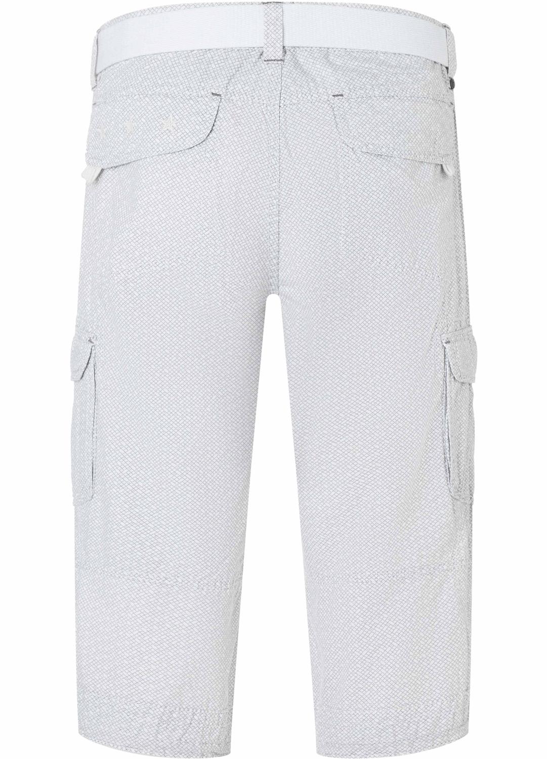 Timezone Timezone Shorts 3/4 Cargo Hose loose fit Mid Waist Pants – Hellgrau, Bild 2