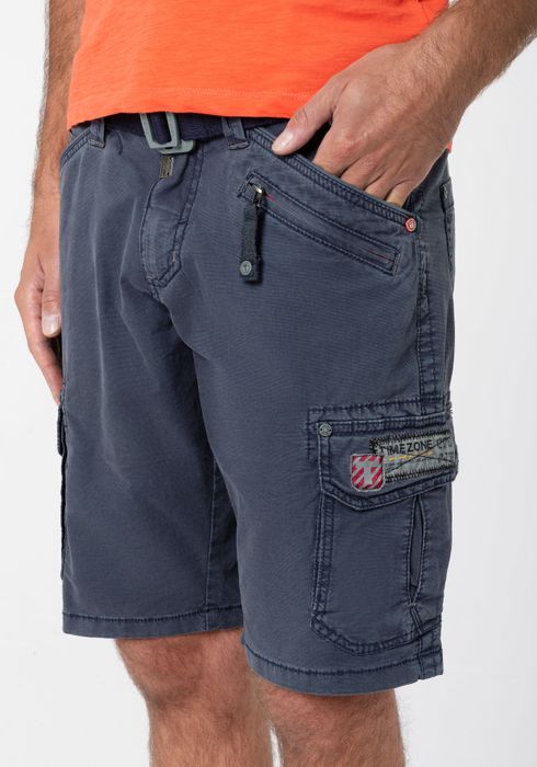 Timezone Timezone Shorts Kurze Cargo Hose Regular Mid Waist Pants – Blau, Bild 4