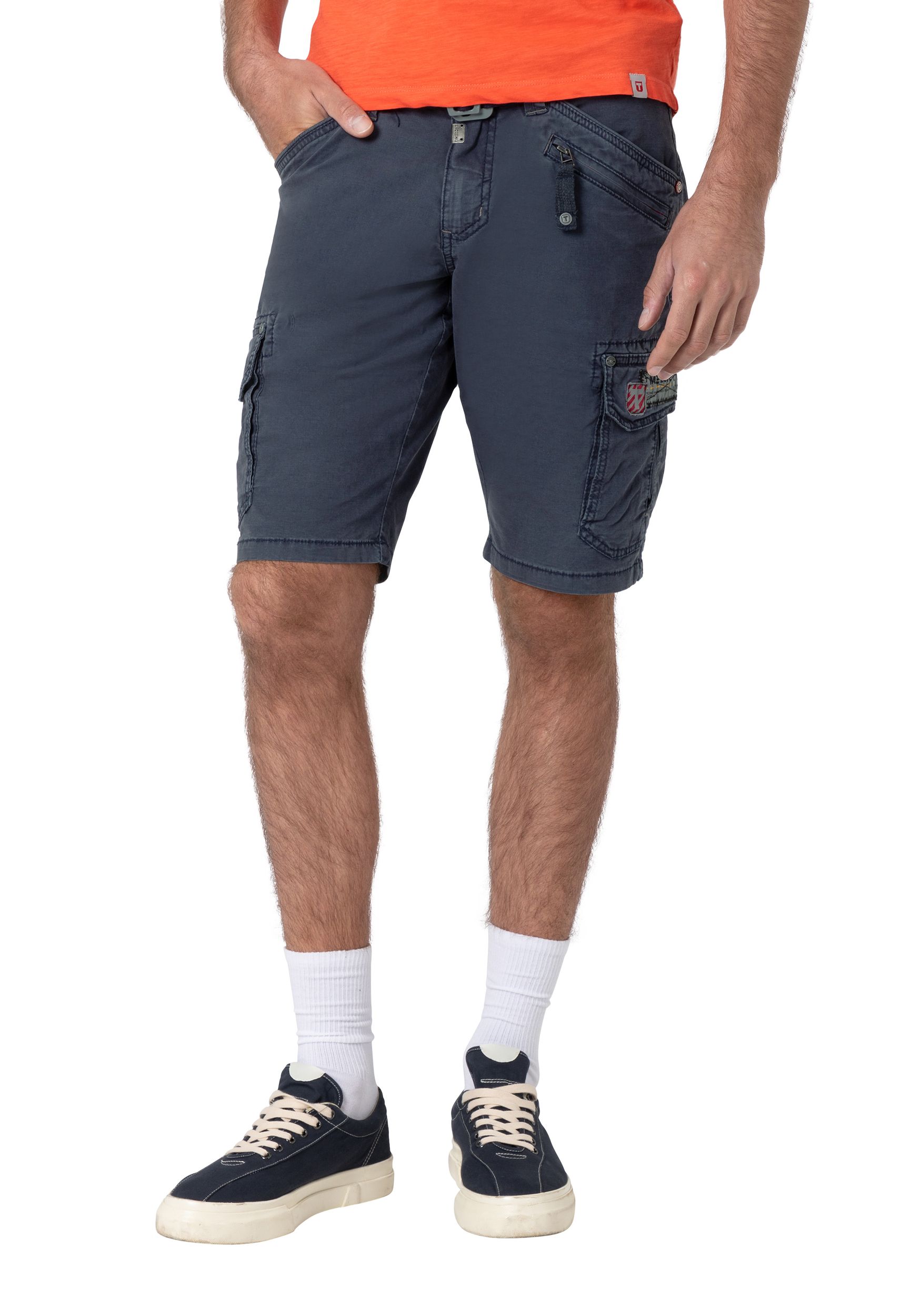 Timezone Timezone Shorts Kurze Cargo Hose Regular Mid Waist Pants – Blau, Bild 2