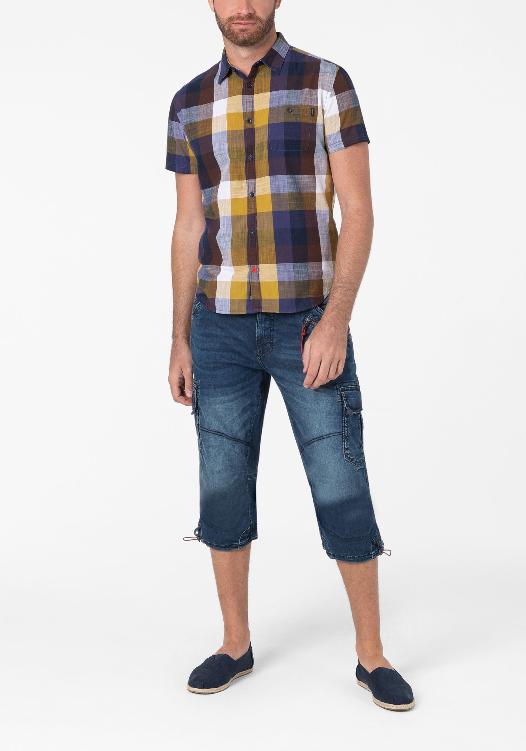 TIMEZONE-Gmb_SS24_3839_25-10009-40-3119_6.jpg Shorts 3/4 Denim Pants loose Fit Mid Waist Jeansshorts