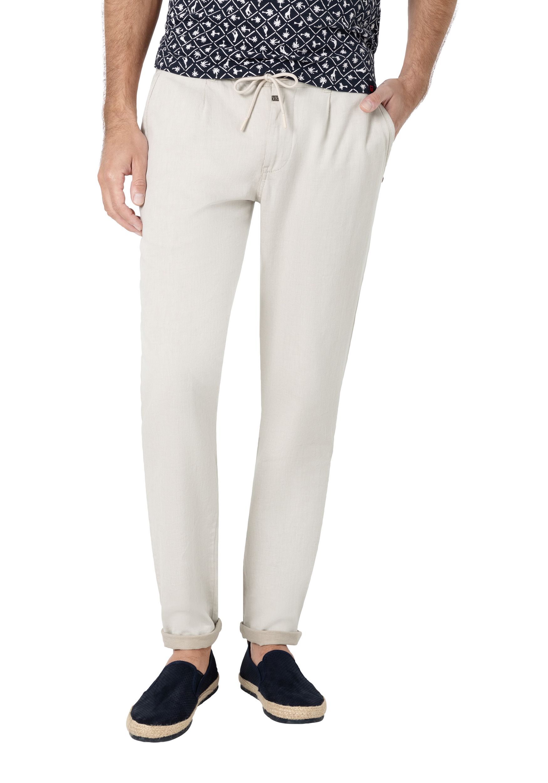 TIMEZONE-Gmb_241_2036_26-10078-00-1170_3.jpg Chino Stoff Hose Leinen Denim Jogger Pants mit Tunnelzug
