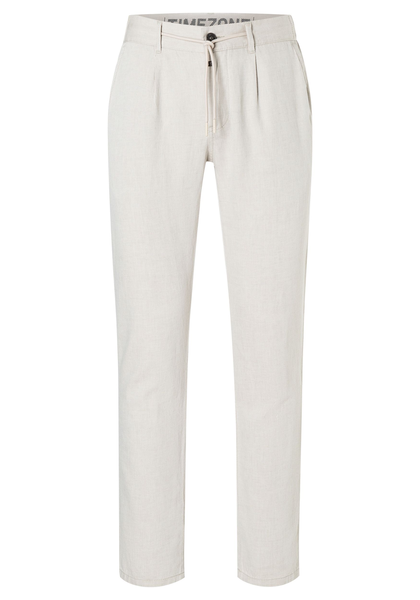 TIMEZONE-Gmb_241_2036_26-10078-00-1170.jpg Chino Stoff Hose Leinen Denim Jogger Pants mit Tunnelzug