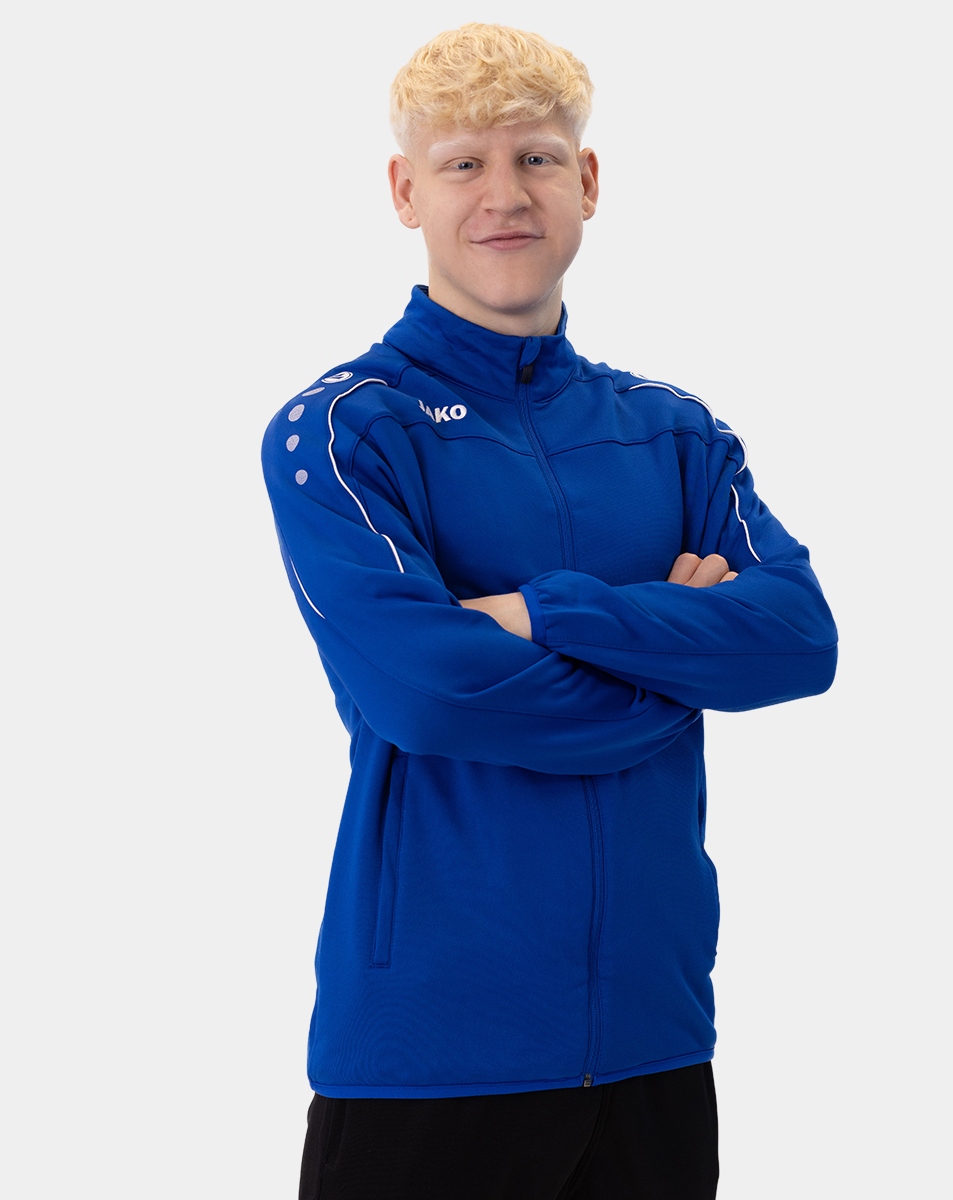 Jacke mit Reißverschluss Sportjacke mit Seitentaschen Jacke mit Reißverschluss Sportjacke mit Seitentaschen