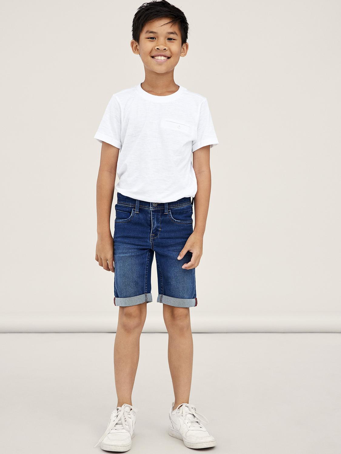 NAME-IT_NOOS2024_2657586_13150022_6.jpg Slim Fit Jeans Shorts Kurze Denim Hose 5-Pocket Pants