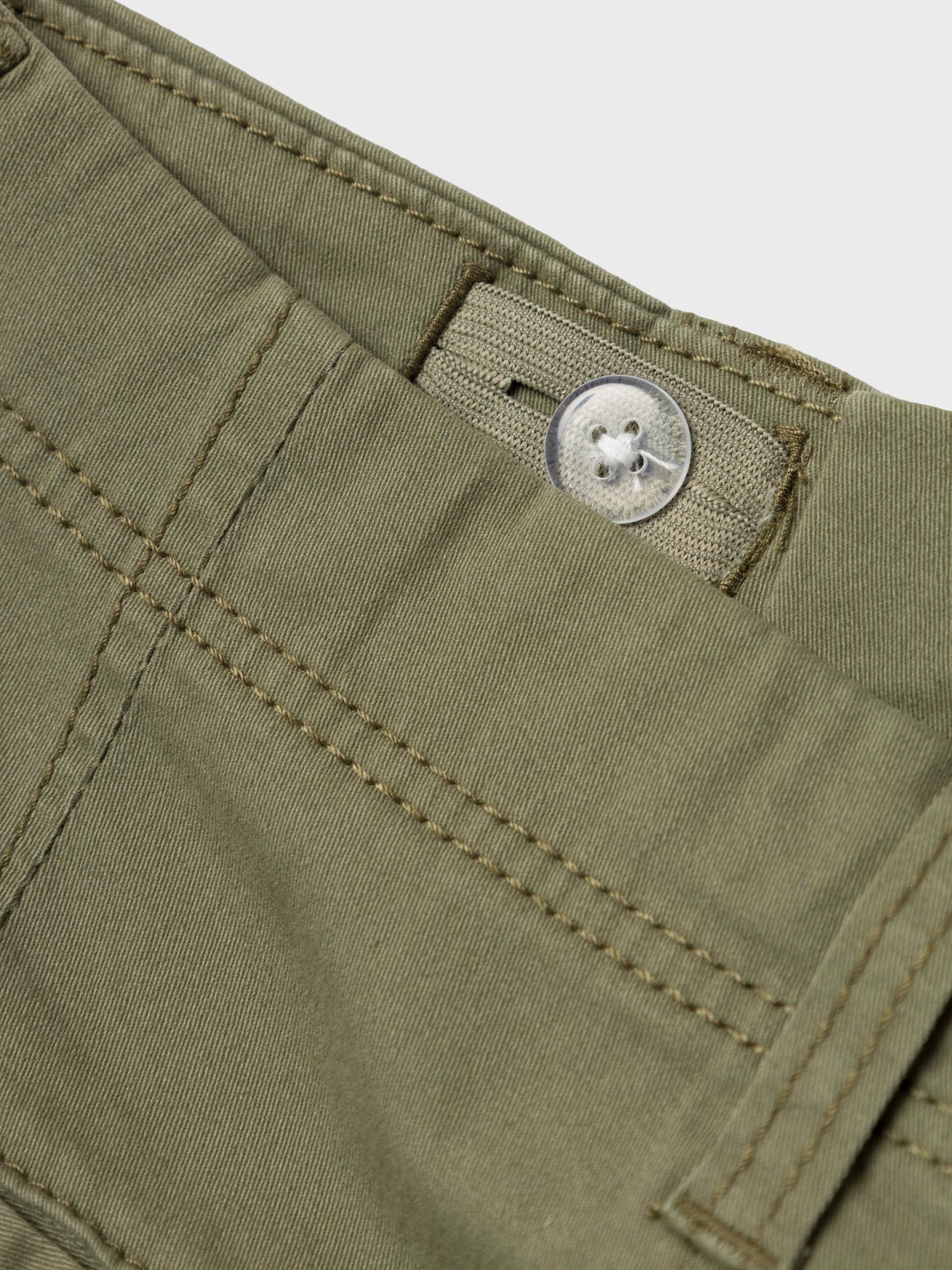 NAME-IT_NOOS2024_3772899_13198124_4.jpg Lässige Cargo Shorts Kurze Twill Chino Hose Denim Pants