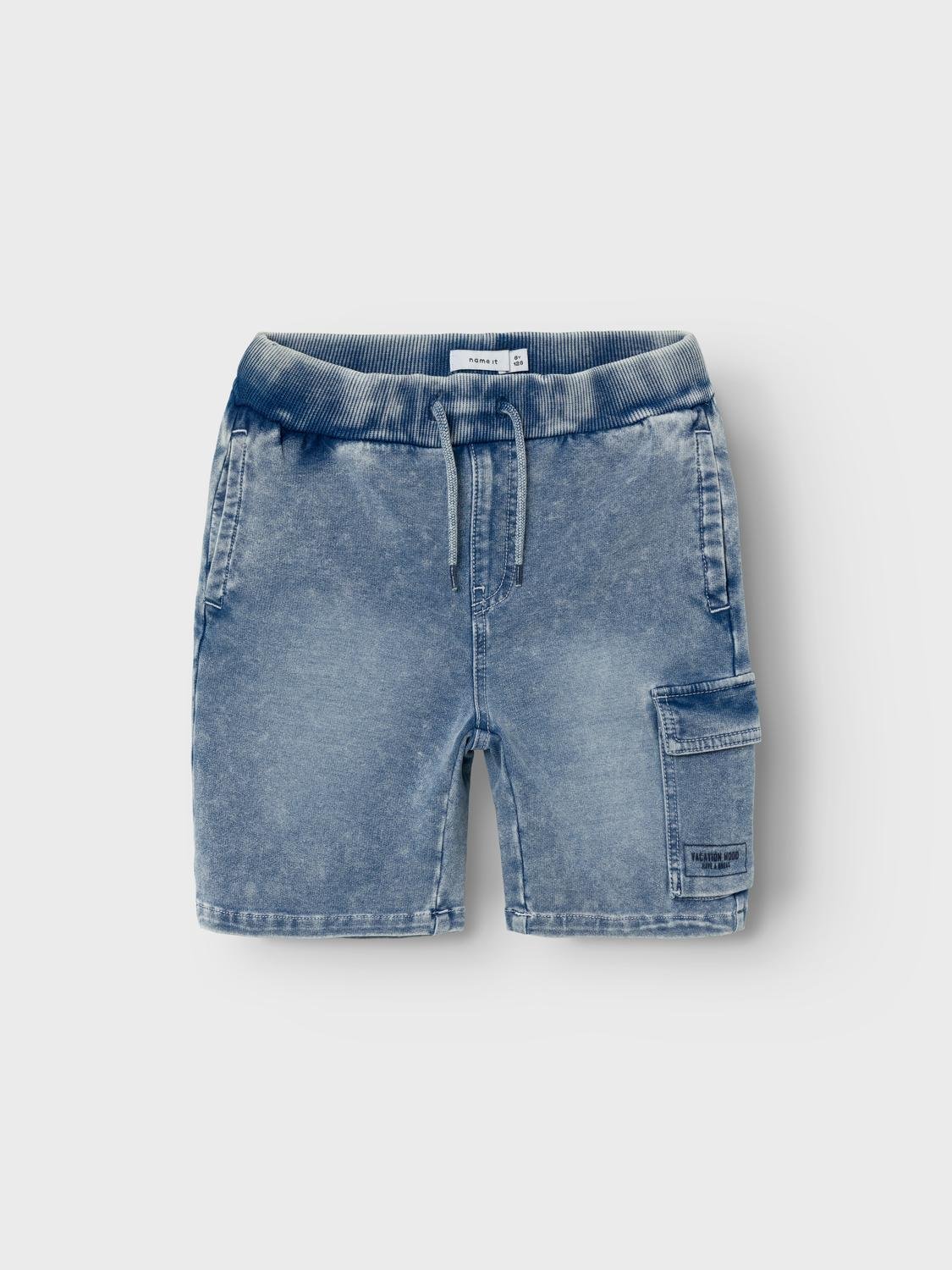 NAME-IT_NOOS2024_4436789_13227776_2.jpg Trendige Stretch Jeans Shorts Kurze Cargo Hose Denim Pants