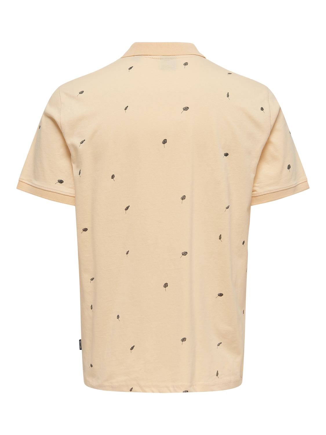 ONLY&SONS_Springsummer_4426094_22028867_2.jpg Poloshirt aus Baumwolle Klassisches Kurzarm Polohemd