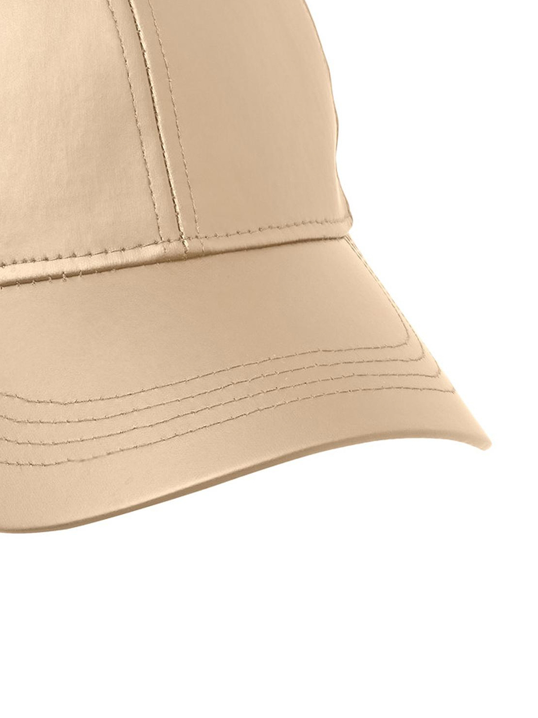 Kappe Nahtdetails Klettverschluss gebogener Schirm Kappe Nahtdetails Klettverschluss gebogener Schirm