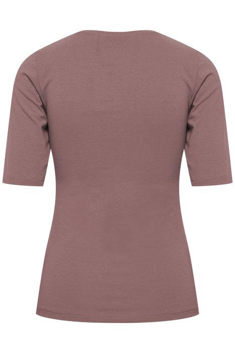 b.young b.young Slim Fit T-Shirt Halbarm Klassischer Rundhals Casual – Rosa, Bild 4