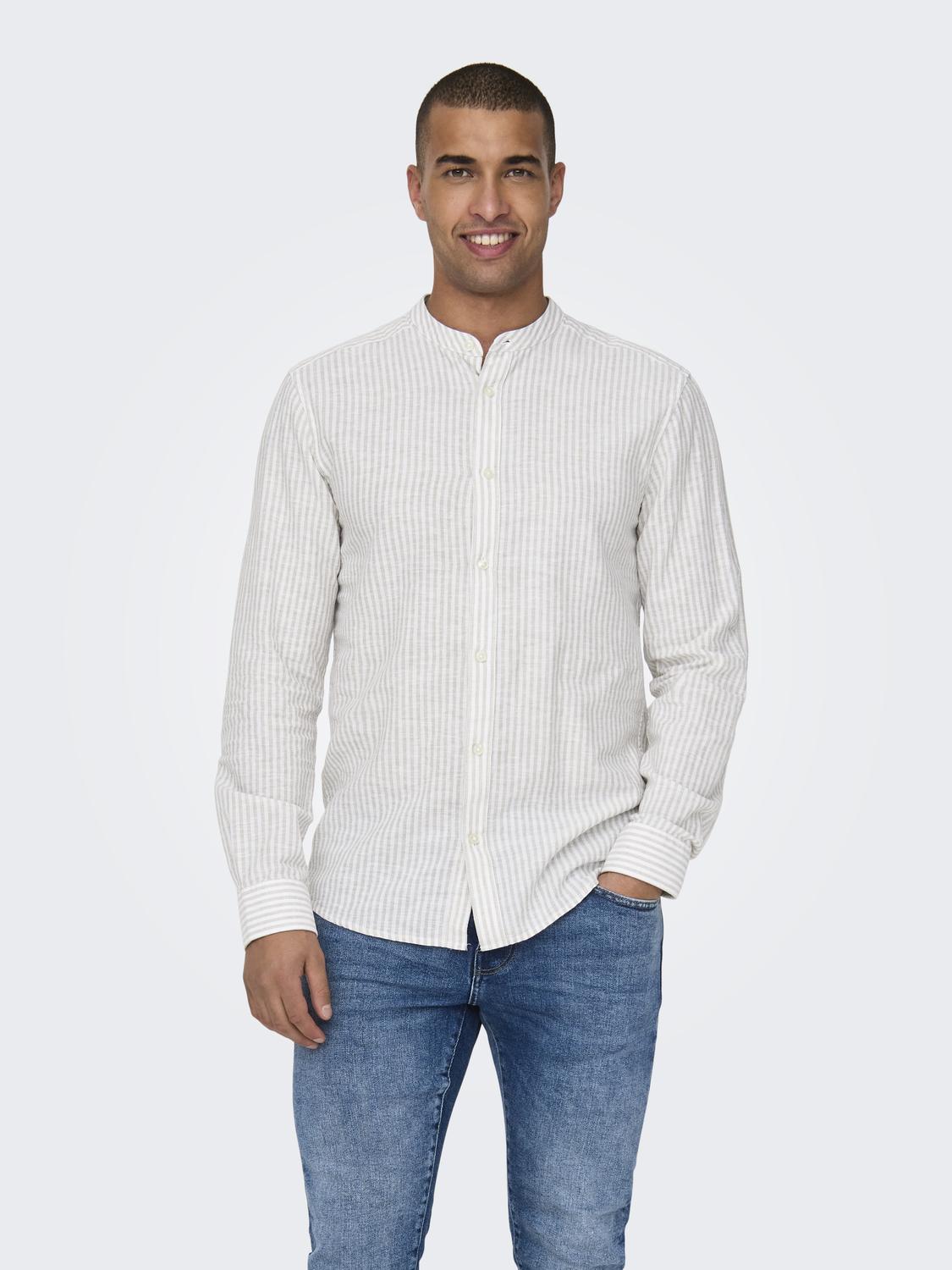 ONLY&SONS_All-year_4400794_22026602.jpg Leichtes Leinen Hemd Langarm Slim Fit