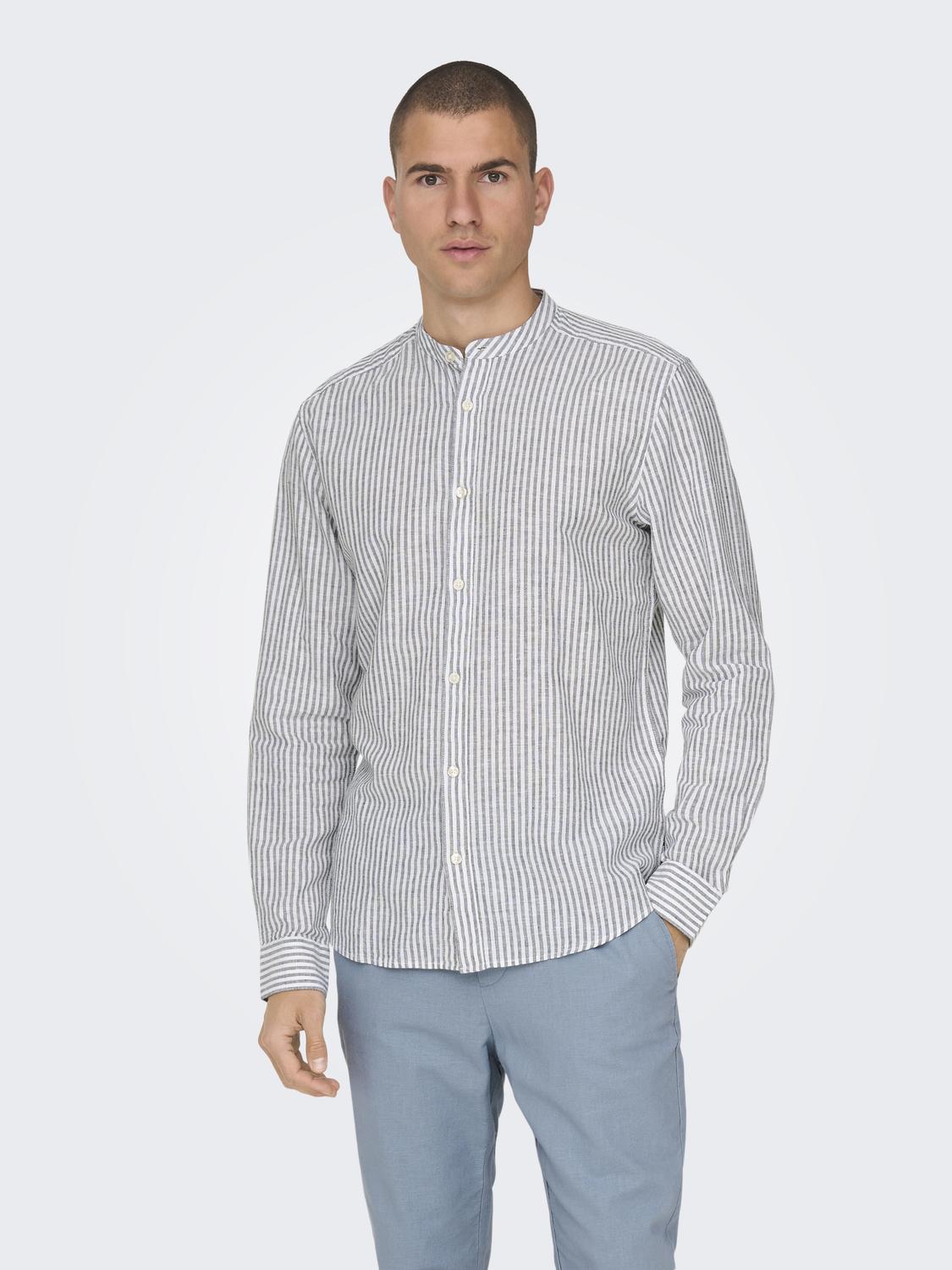ONLY&SONS_SpringSummer2023_4254247_22026602_7.jpg Leichtes Leinen Hemd Langarm Slim Fit