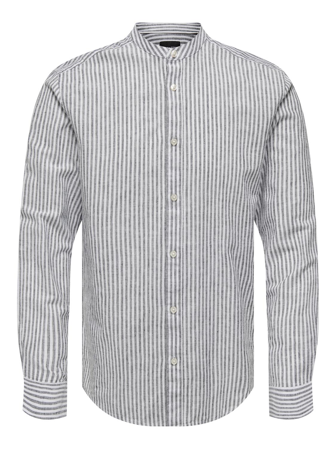 ONLY&SONS_SpringSummer2023_4254247_22026602.jpg Leichtes Leinen Hemd Langarm Slim Fit