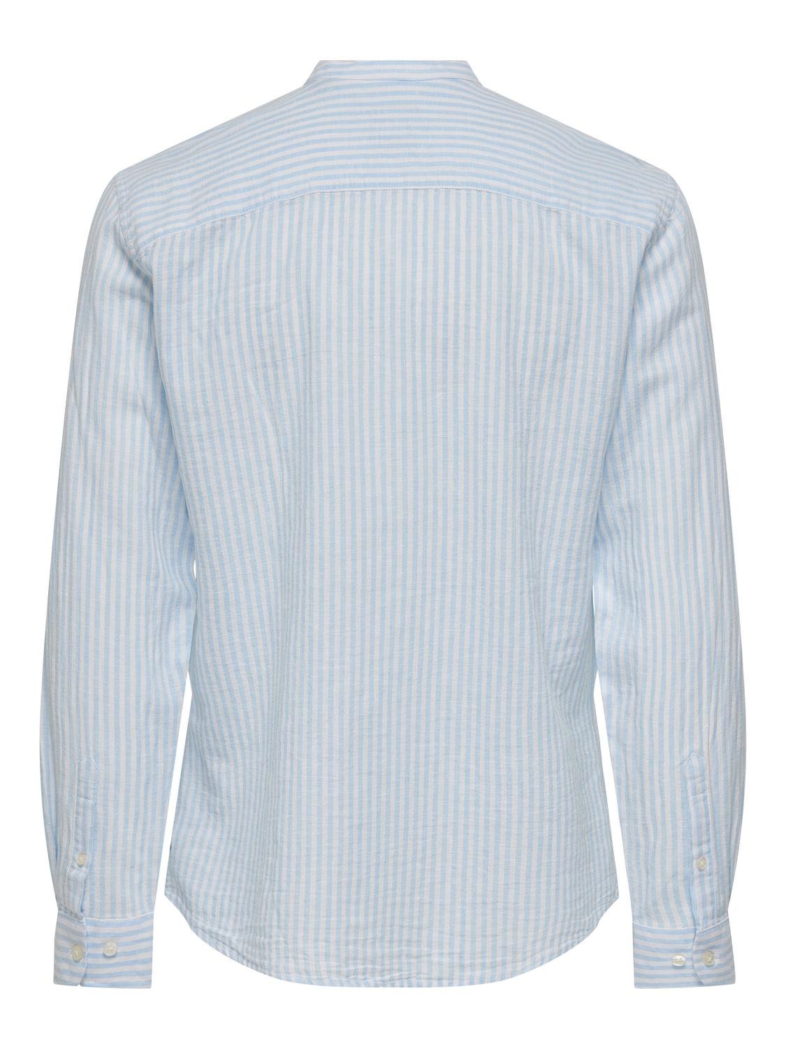 ONLY&SONS_SpringSummer2023_4496982_22026602_2.jpg Leichtes Leinen Hemd Langarm Slim Fit