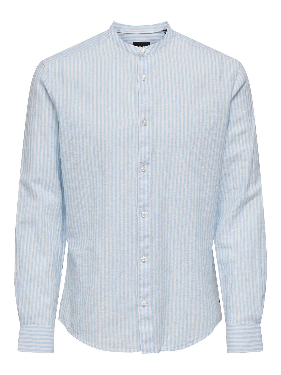ONLY&SONS_SpringSummer2023_4496982_22026602.jpg Leichtes Leinen Hemd Langarm Slim Fit
