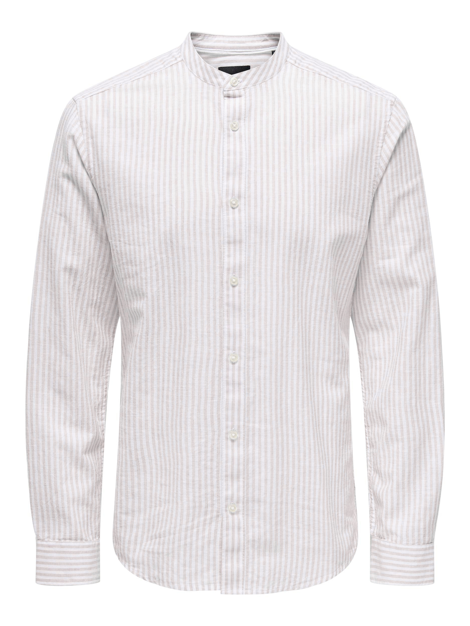 Leichtes Leinen Hemd Langarm Slim Fit Leichtes Leinen Hemd Langarm Slim Fit