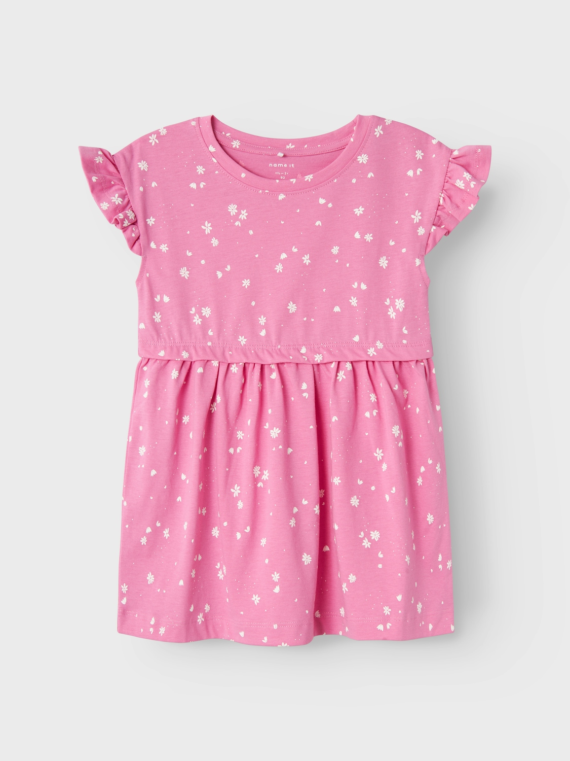 NAME-IT_SpringSummer2024_4406093_13226038_4.jpg Kleid Kurzes Rundhals Baumwolle Dress