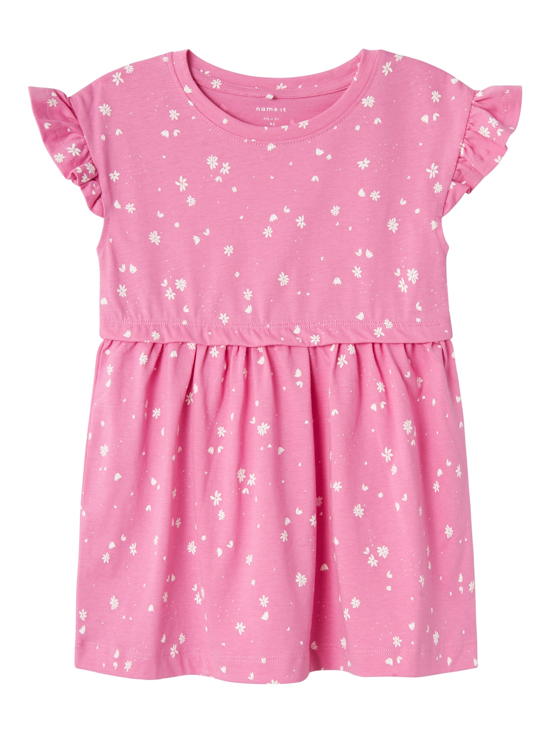 NAME-IT_SpringSummer2024_4406093_13226038.jpg Kleid Kurzes Rundhals Baumwolle Dress