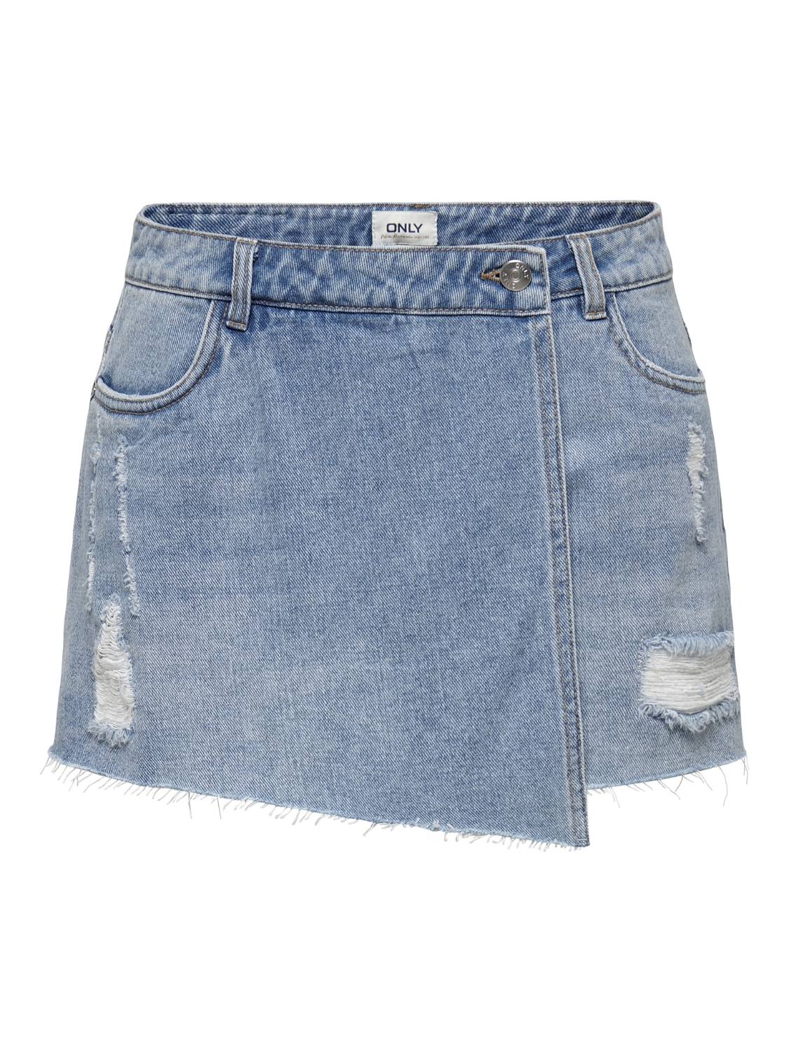 ONLY_SpringSummer2023_3585836_15227220.jpg Trendige Shorts Denim Minirock-Style Knopfleiste