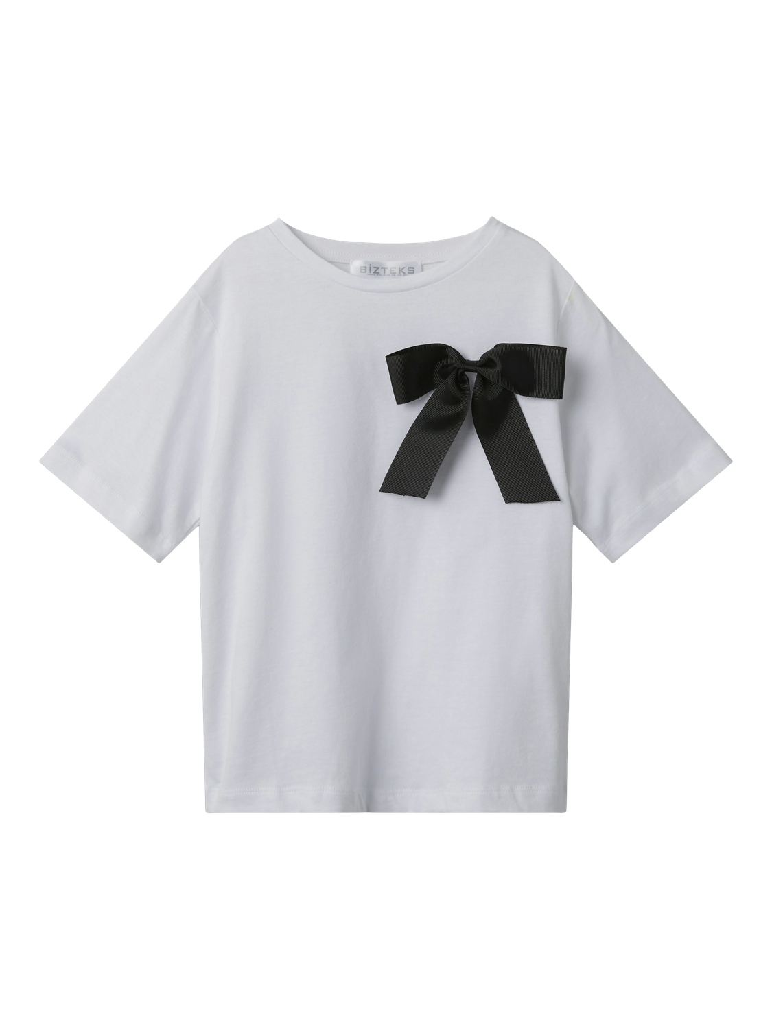NAME-IT_SpringSummer2024_4692412_13239908.jpg T-Shirt Schleifendetails Rundhals Kurzarm