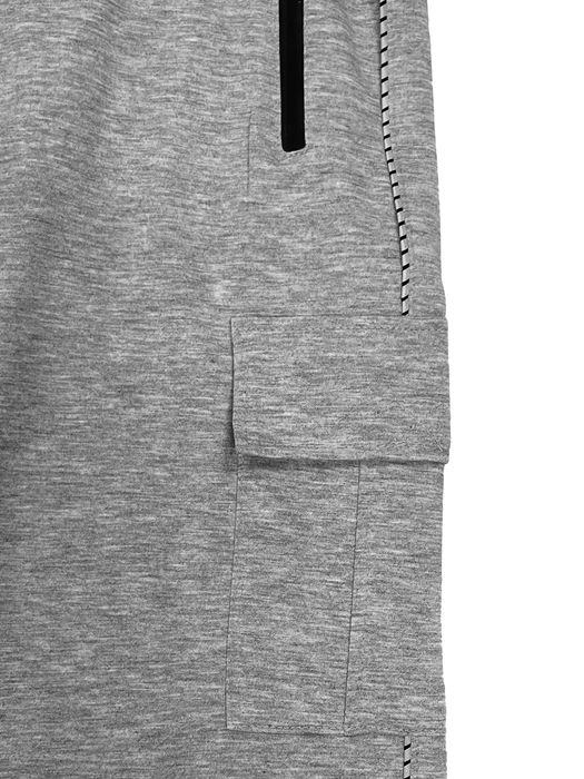 Max Men Jogginghose elastischer Bund Freizeit Hose, Farbe: Grau