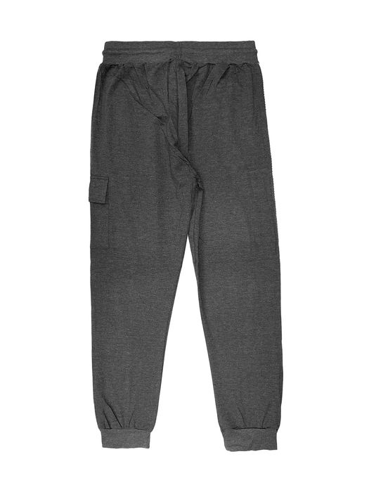 Max Men Jogginghose elastischer Bund Freizeit Hose, Farbe: Dunkelgrau