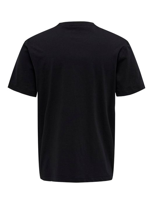 Only & Sons ONLY & SONS T-Shirt 2er-Set Rundhals Kurzarm – Schwarz-Blau, Bild 5